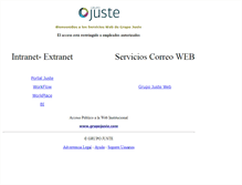 Tablet Screenshot of juste.net